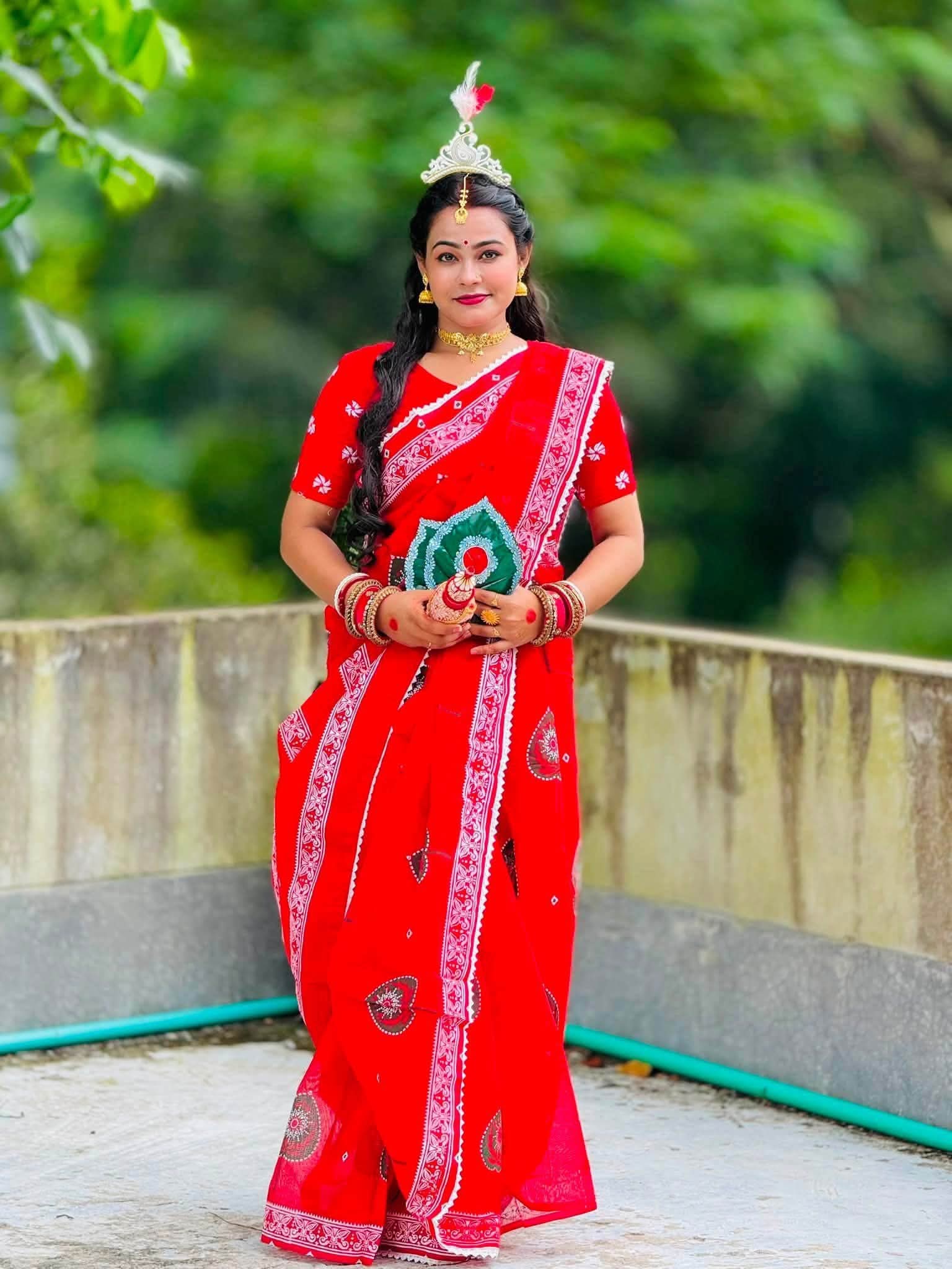 Hybrid Silk Sharee with Blouse Piece